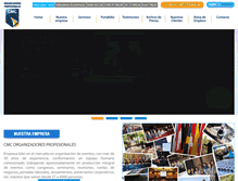 Tablet Screenshot of cmcevent.com